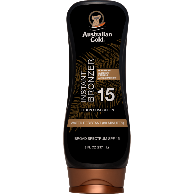 BELLAVISONS (AUSTRALIAN GOLD) - SPF 15 LOTION WITH BRONZER 8 OZ