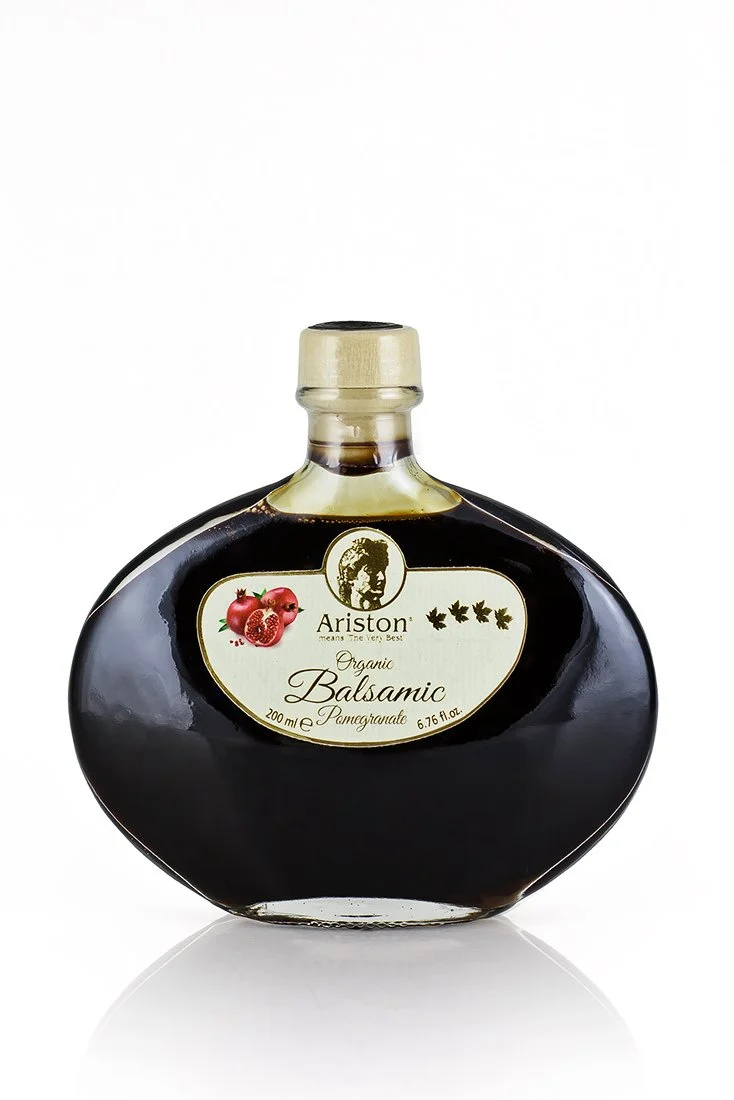 ARISTON ORGANIC POMEGRANATE BALSAMIC VINEGAR IN A GIFT BOX