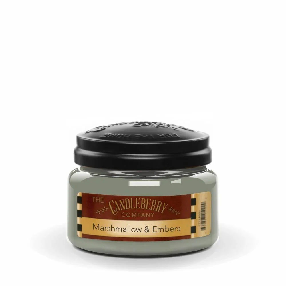 CANDLEBERRY- MARSHMALLOW AND EMBERS SMALL JAR