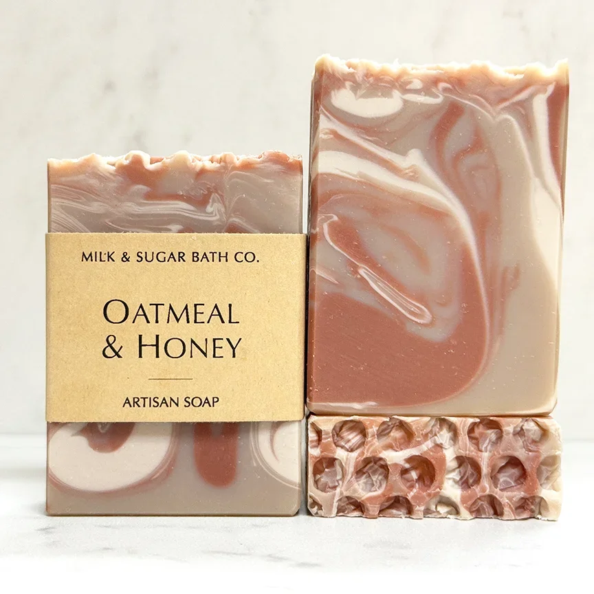Oatmeal & Honey Artisan Soap.webp