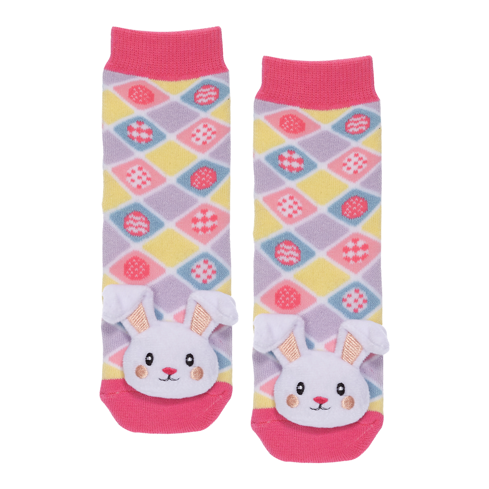 MESSY MOOSE SOCKS ~ BUNNY TODDLER SOCKS