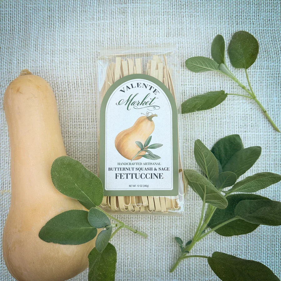 VALENTE MARKET PASTA-BUTTERNUT SQUASH & SAGE FETTUCCINE