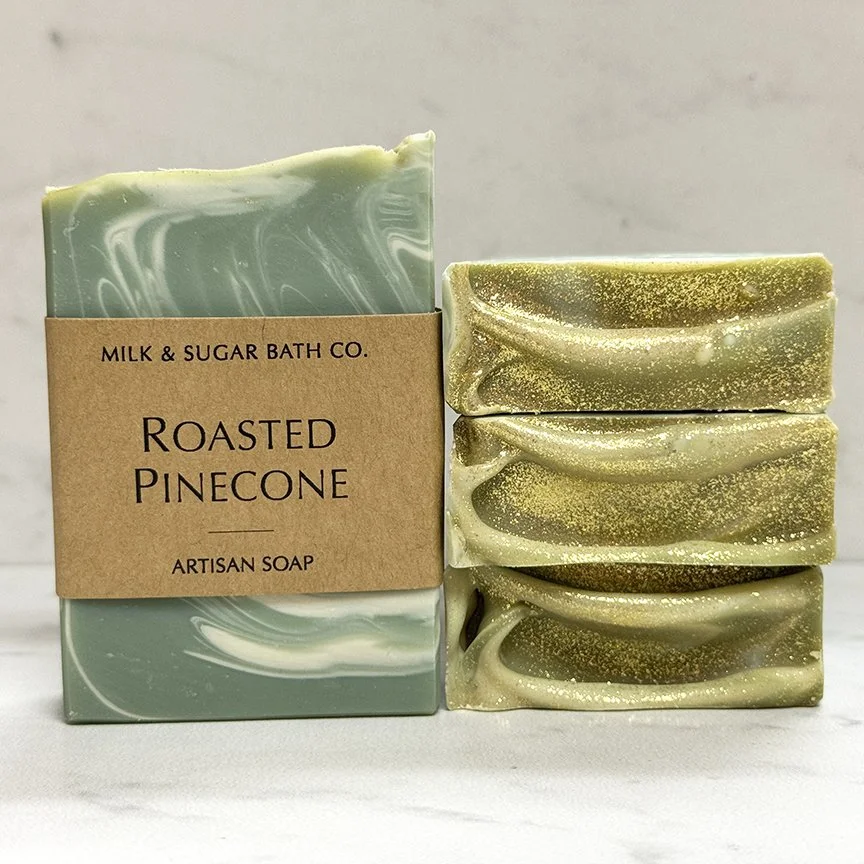 MILK & SUGAR BATH CO ~ ROASTED PINECONE ARTISAN SOAP