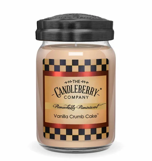 CANDLEBERRY- VANILLA CRUMB CAKE LARGE JAR