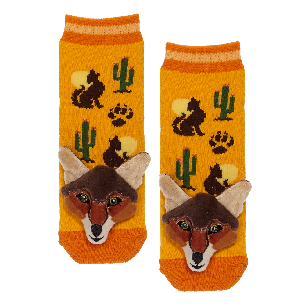 MESSY MOOSE SOCKS ~ COYOTE TODDLER SOCKS