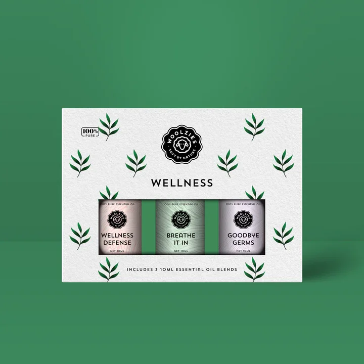 WOOLZIES - THE WELLNESS ESSENTIAL OIL TRIO - (3 SETS OF 3)