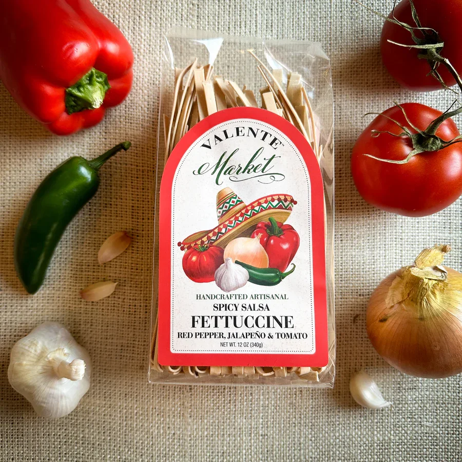 VALENTE MARKET PASTA-SPICY SALSA FETTUCCINE