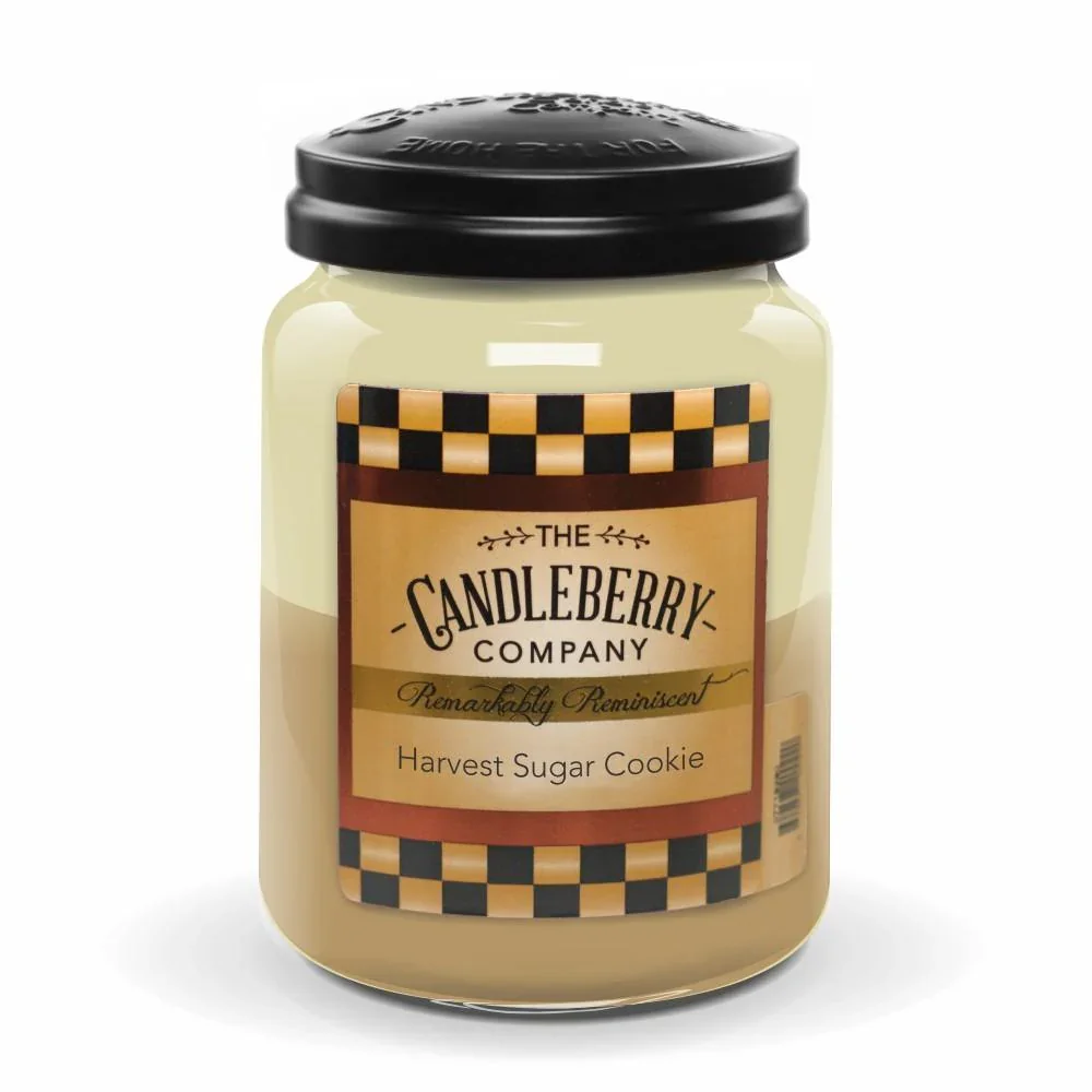 CANDLEBERRY- HARVEST SUGAR COOKIE LARGE JAR