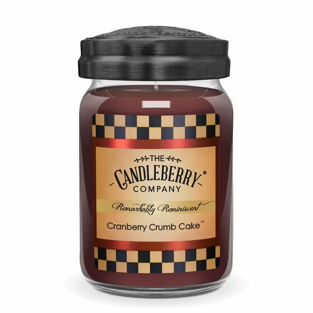 CANDLEBERRY- CRANBERRY CRUMB CAKE LARGE JAR