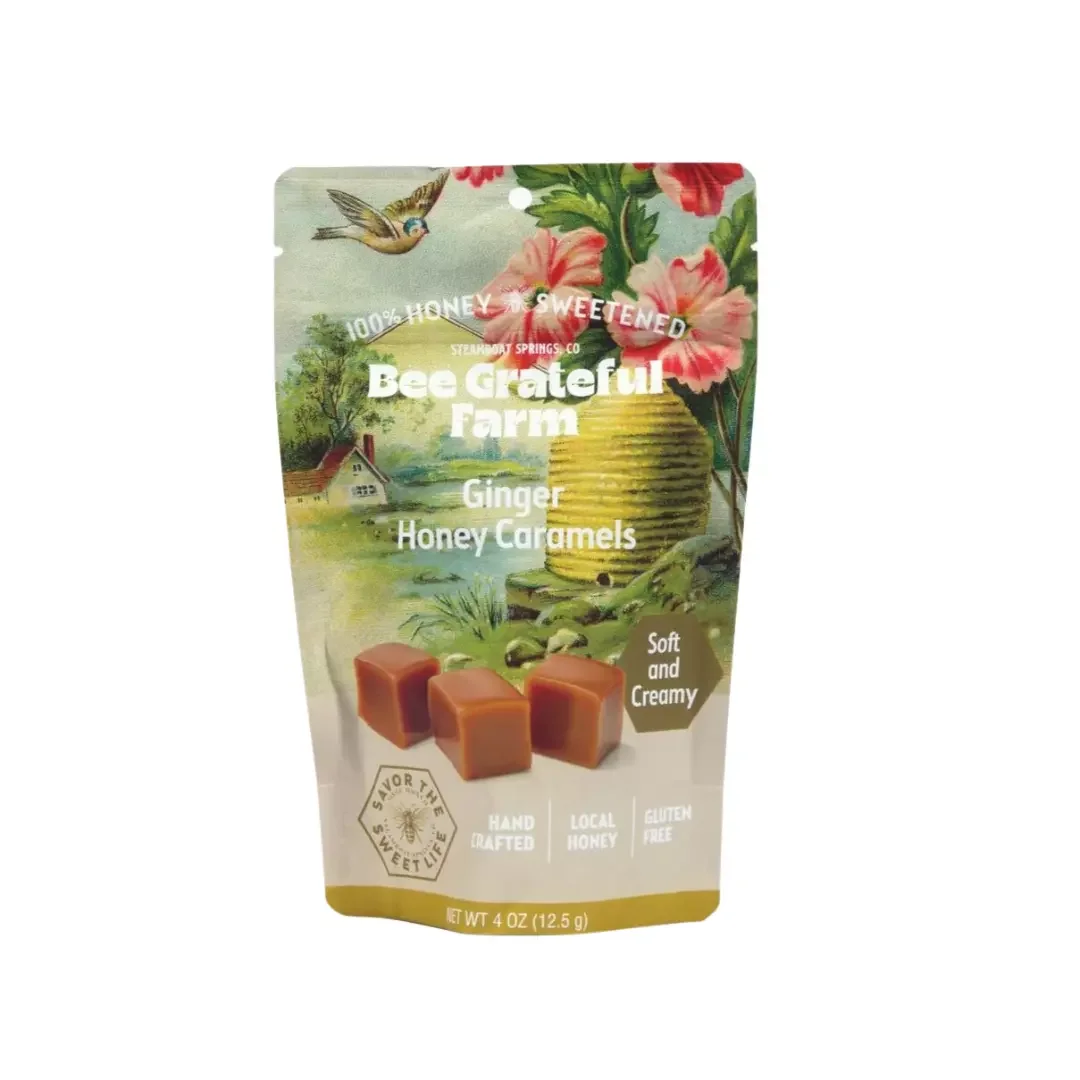 BEE GRATEFUL FARM ~ GINGER HONEY CARAMELS