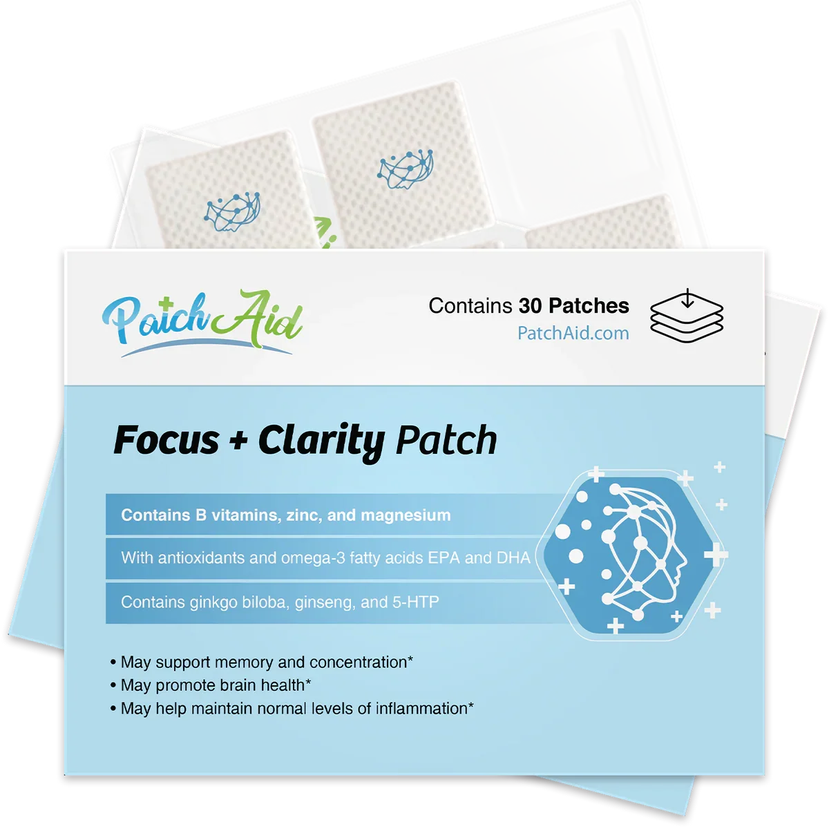 PATCHAID ~Focus and Clarity Vitamin Patch