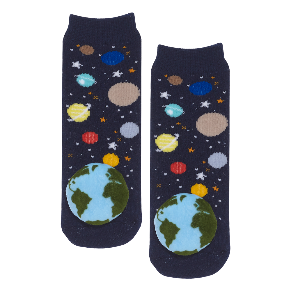 MESSY MOOSE SOCKS ~ SOLAR SYSTEM TODDLER SOCKS