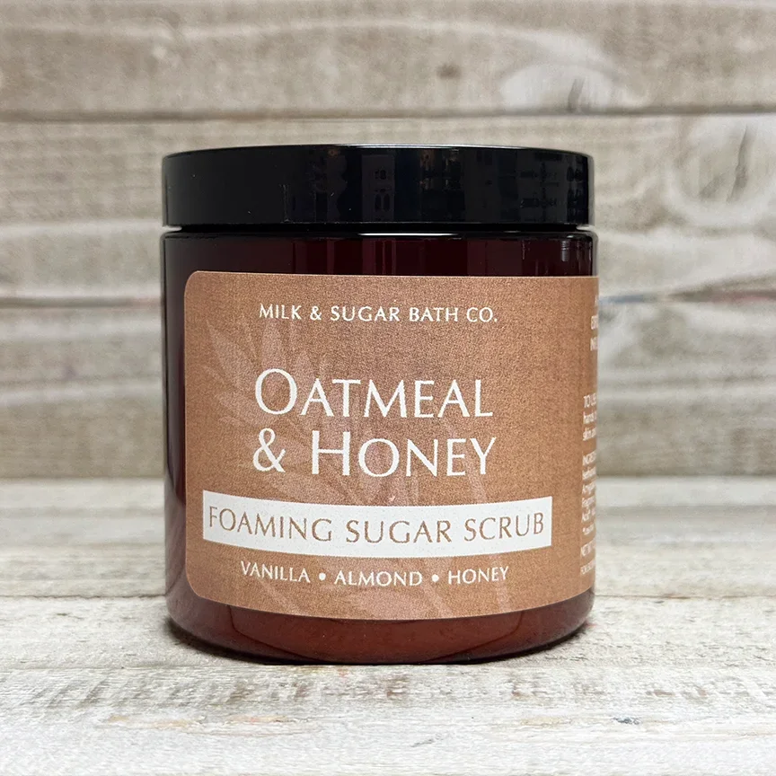 OATMEAL AND HONEY FOAMING SUGAR SCRUB.webp