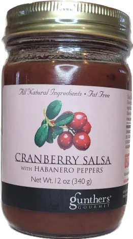 GUNTHER'S GOURMET ~ Cranberry Salsa with Habanero Peppers