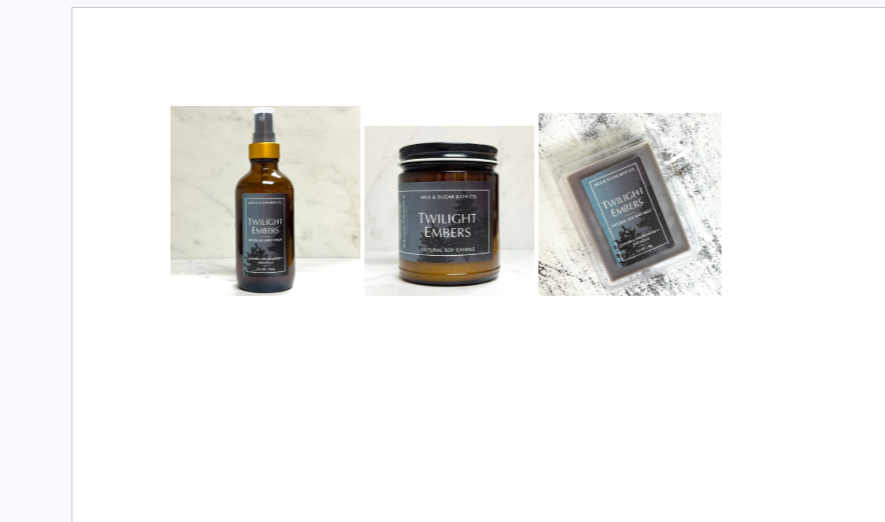 MILK AND SUGAR ~ Twilight Embers