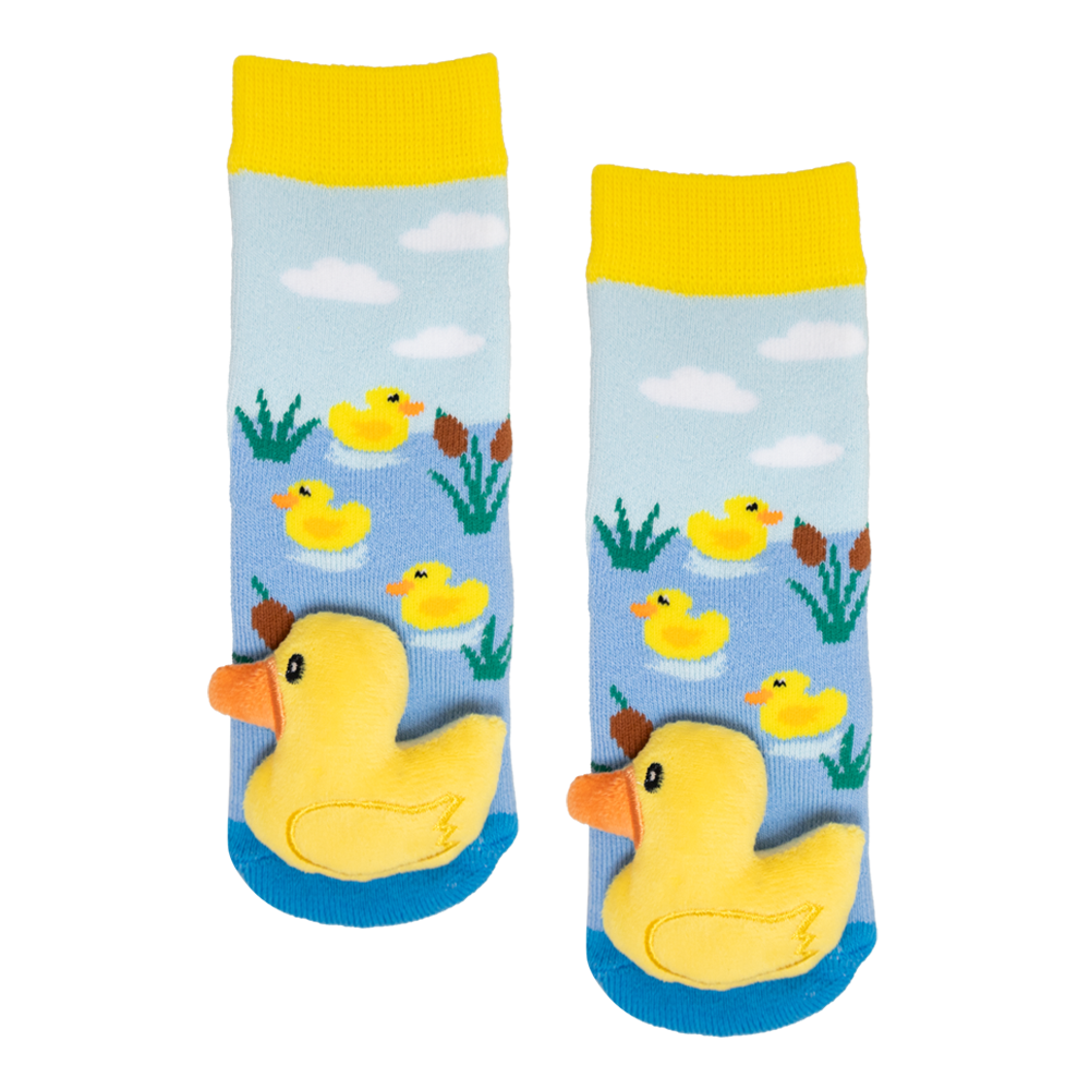 MESSY MOOSE SOCKS ~ YELLOW DUCK TODDLER