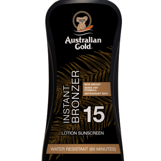 BELLAVISIONS (AUSTRALIAN GOLD) - SPF 15 LOTION WITH BRONZER 3 OZ