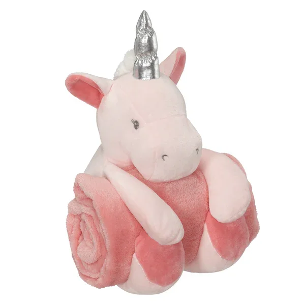 PARKDALE - UNICORN HUGGER SET - 9" PLUSH + BLANKEY