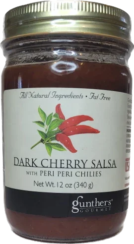 GUNTHER'S GOURMET ~Dark Cherry Salsa with Peri-Peri Chilies