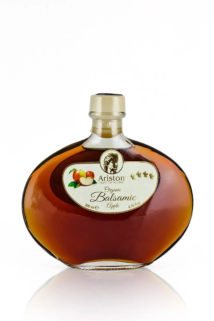 ARISTON ORGANIC 4 LEAF APPLE BALSAMIC VINEGAR IN A GIFT BOX