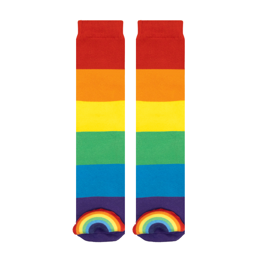 MESSY MOOSE SOCKS ~ RAINBOW ADULT OR YOUTH SIZE