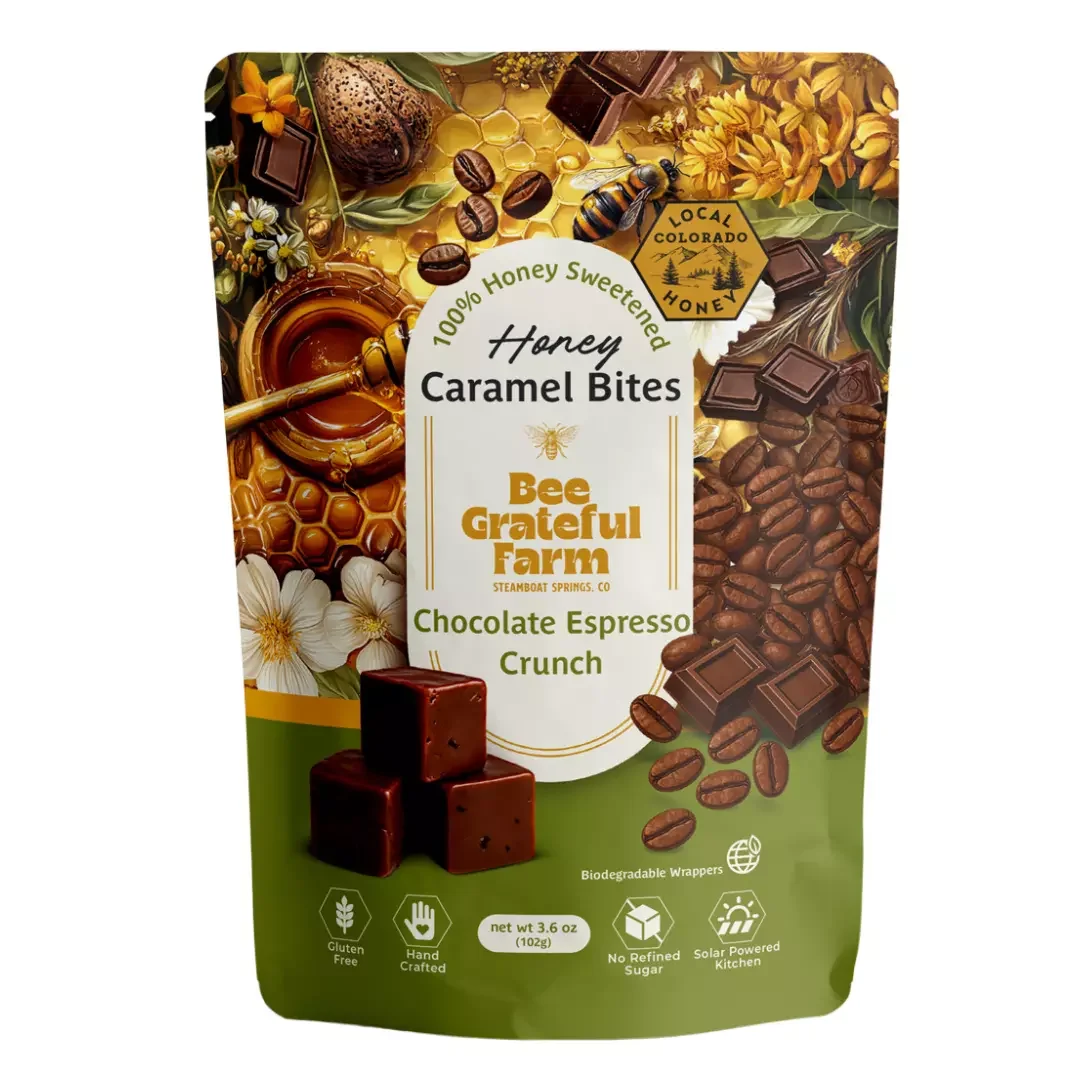 BEE GRATEFUL FARM ~CHOCOLATE ESPRESSO CRUNCH BITES