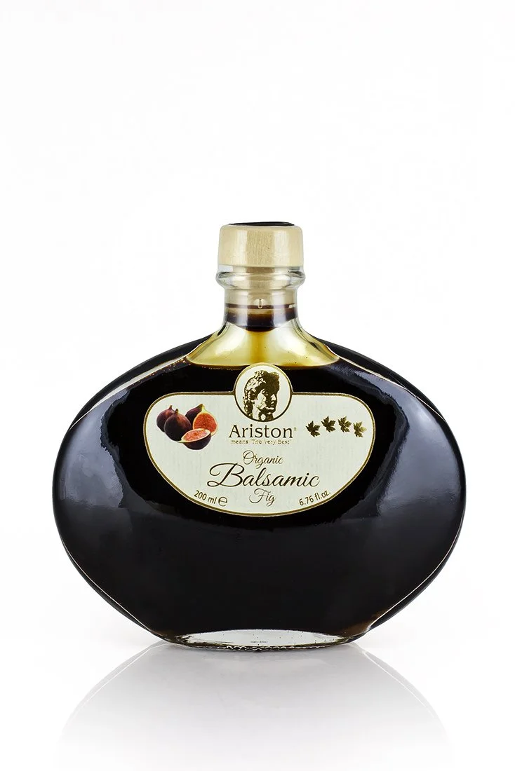 ARISTON ORGANIC FIG BALSAMIC VINEGAR IN A GIFT BOX