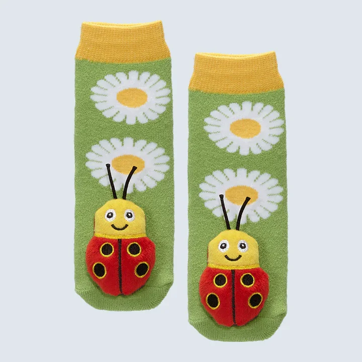 MESSY MOOSE SOCKS ~ LADYBUG TODDLER