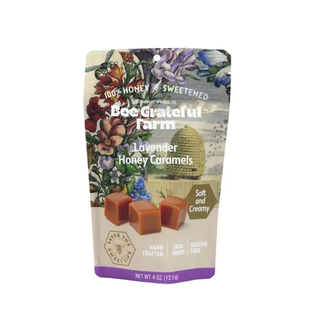 BEE GRATEFUL FARMS -Lavender Honey Caramels