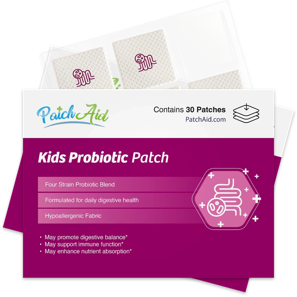 PATCHAID VITAMIN PATCH ~ Kids Probiotic Patch