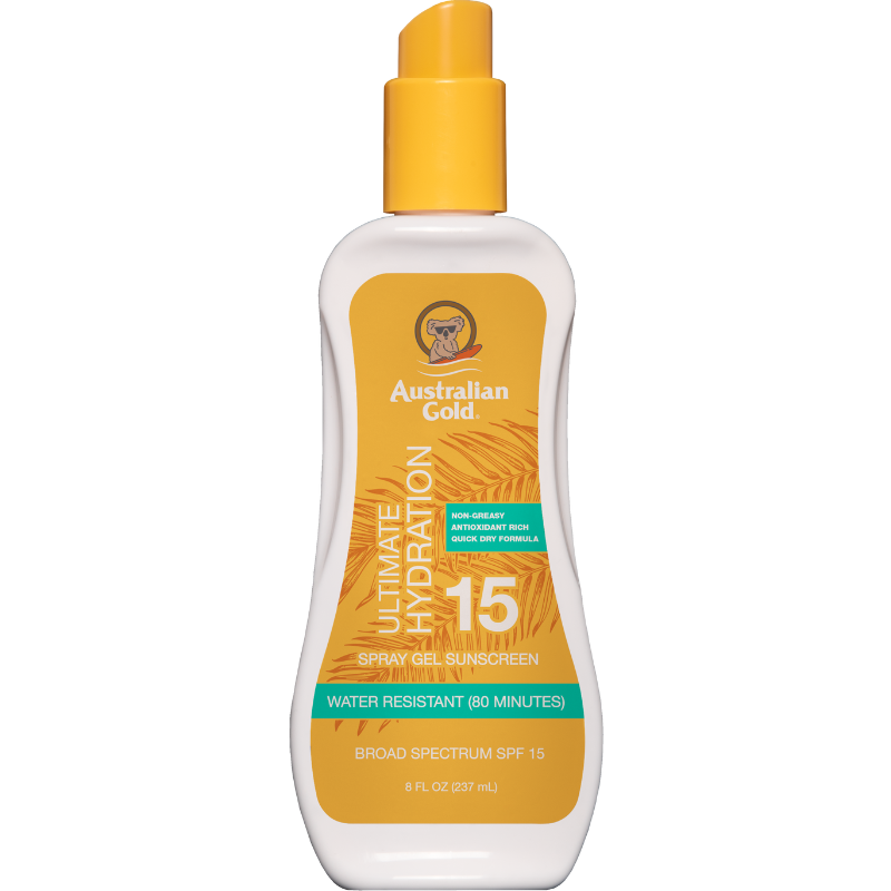 BELLAVISIONS (AUSTRALIAN GOLD) - SPF 15 SPRAY GEL 8 OZ