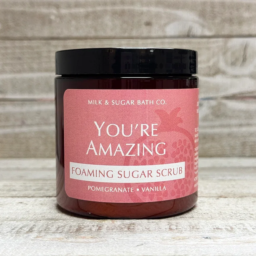 YOU'RE AMAZING FOAMING SUGAR SCRUB.webp
