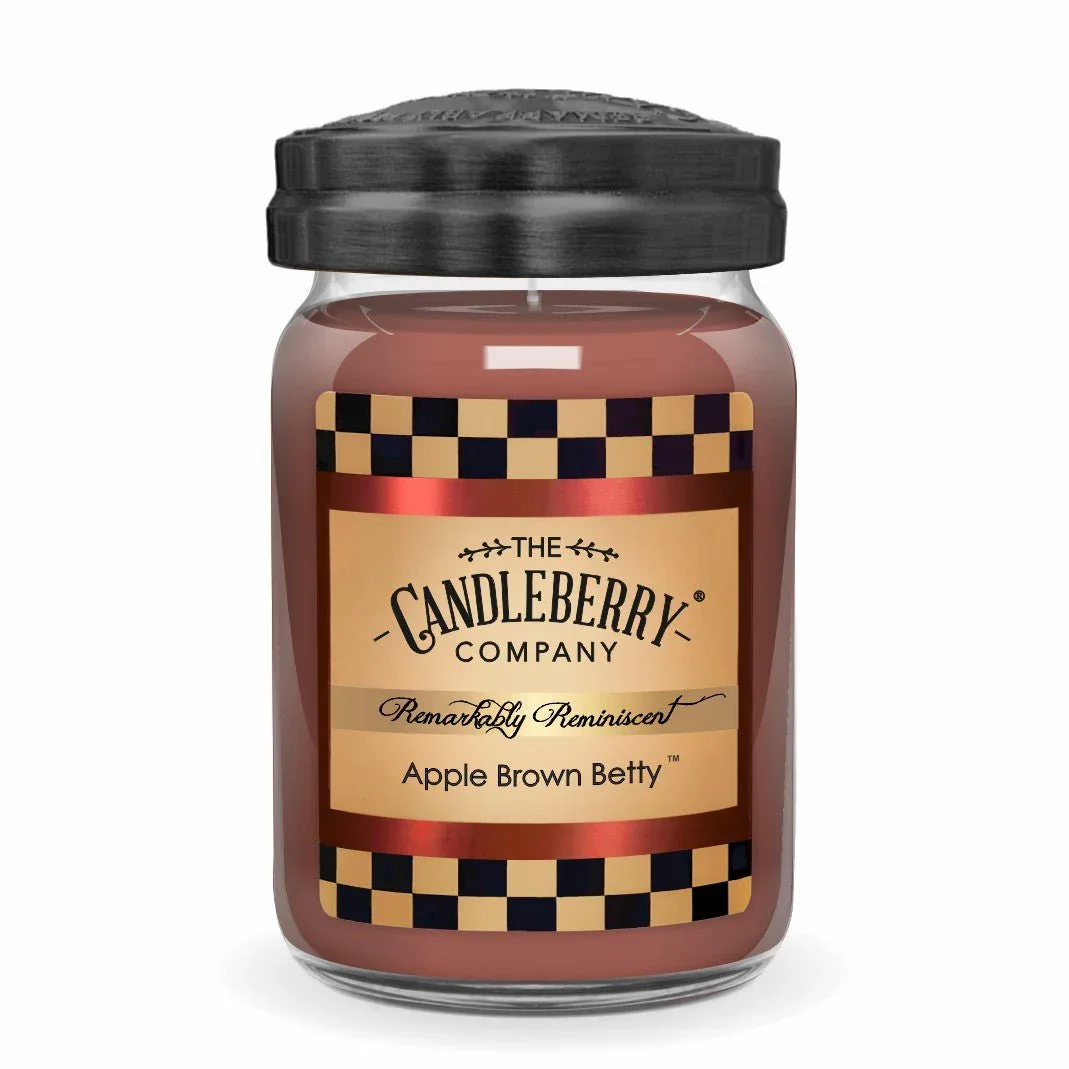 CANDLEBERRY- APPLE BROWN BETTY LARGE JAR