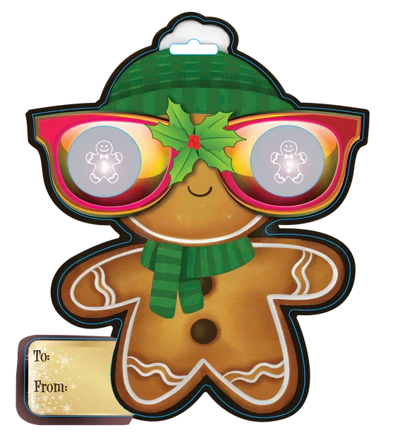 AMERICAN PAPER OPTICS ~ GINGERBREAD EYE POP 3D GLASSES