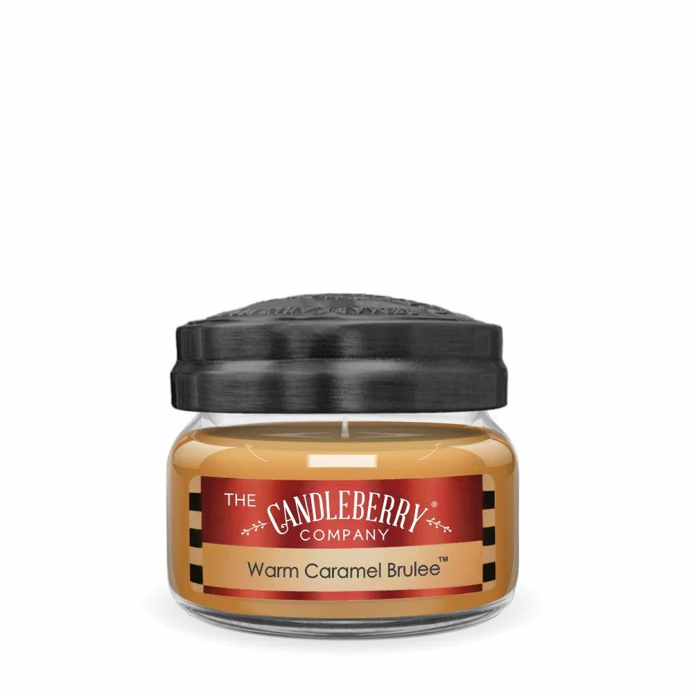 CANDLEBERRY- WARM CARAMEL BRULEE SMALL JAR