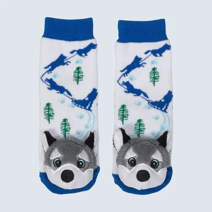 MESSY MOOSE SOCKS ~ HUSKY TODDLER SOCKS