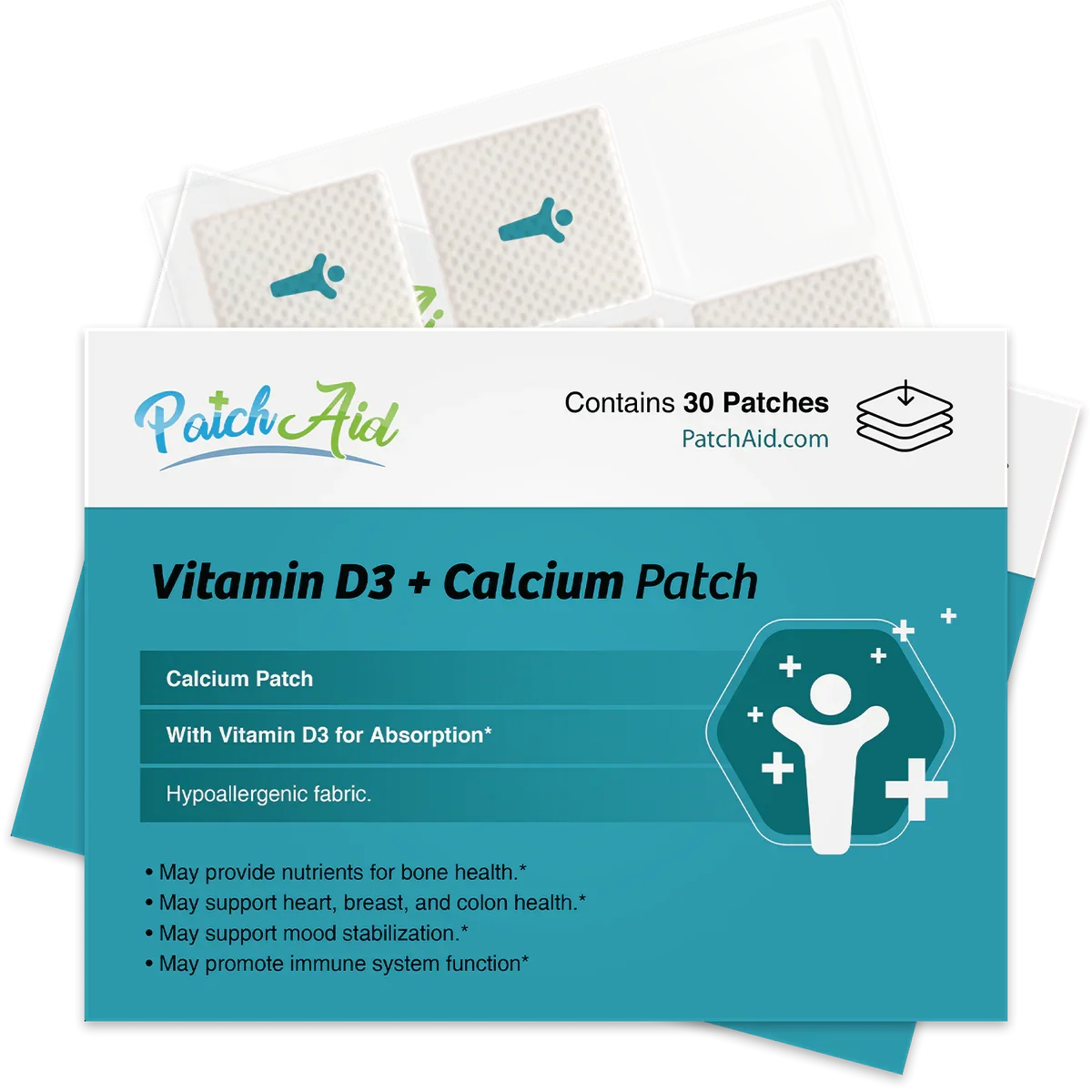 PATCHAID ~Vitamin D3/Calcium Vitamin Patch