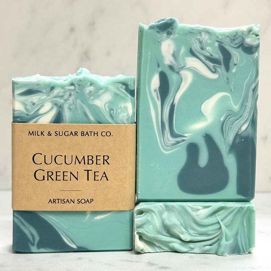 MILK AND SUGAR ~ Cumber Green Tea Artisan Soap
