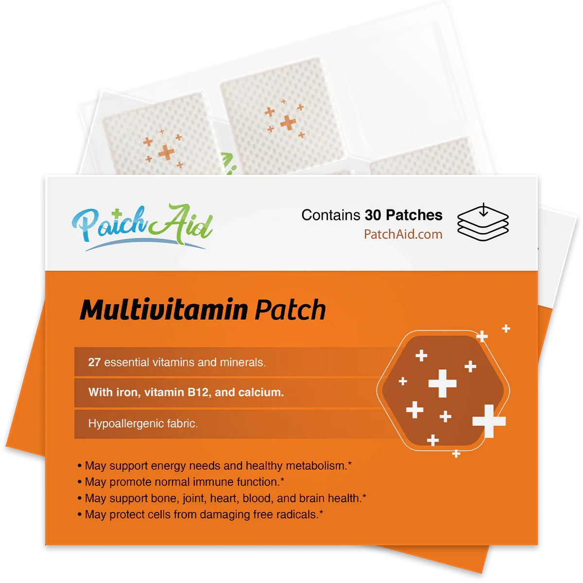 PATCHAID VITAMIN PATCH ~ Multi-Vitamin Plus Topical Patch