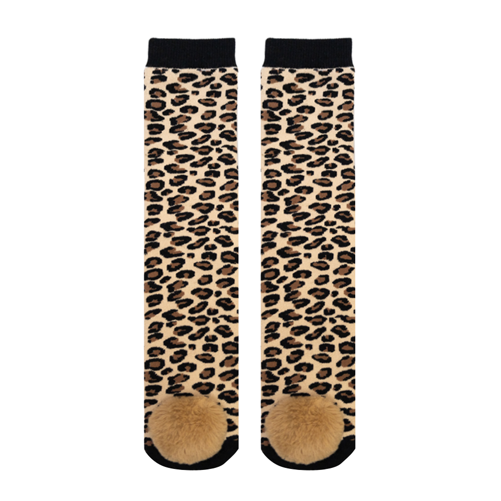 MESSY MOOSE SOCKS ~ LEOPARD ADULT OR YOUTH SIZE