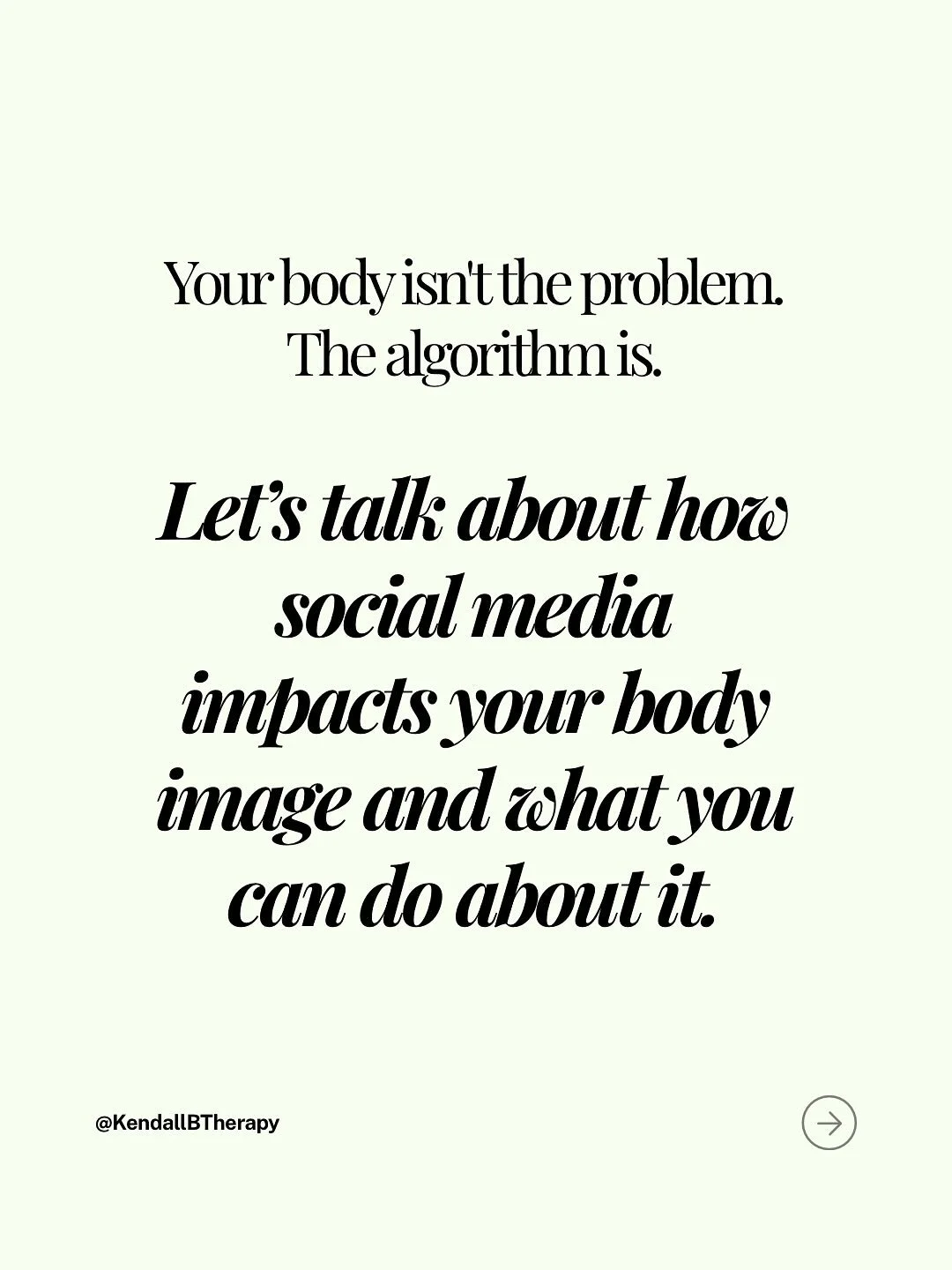 At this point, we all know that social media can be harmful to our body image. Knowing this is great, but what can we do about it?

Here are some tips to help you hack the algorithm and curate a body positive social media account:

1️⃣ Unfollow trigg