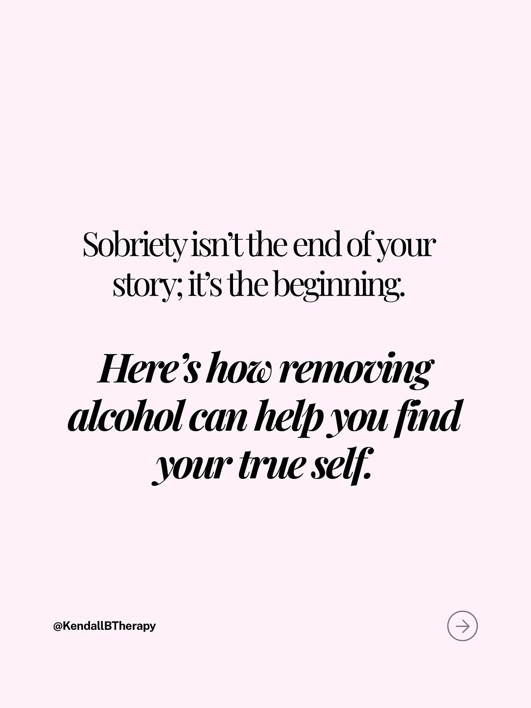 If you&rsquo;d like support reducing or abstaining from alcohol, click the link in my bio to schedule a free 15-minute consultation call with me 🔗🔗

I&rsquo;m a licensed therapist in NY &amp; NJ, and I have personal experience with cutting out alco