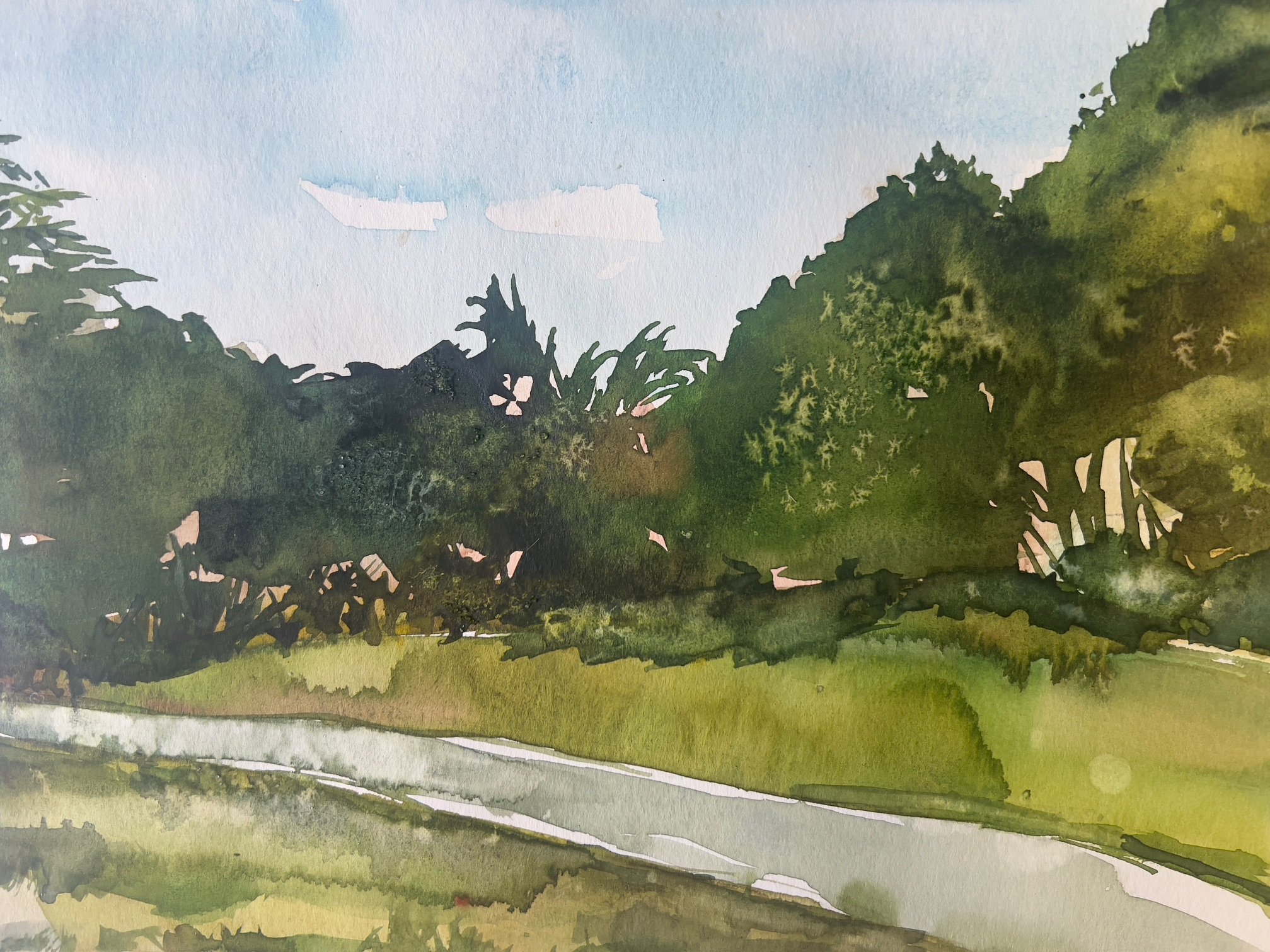 Diamond Heights
2025
Watercolor on paper
9 inches x 12 inches