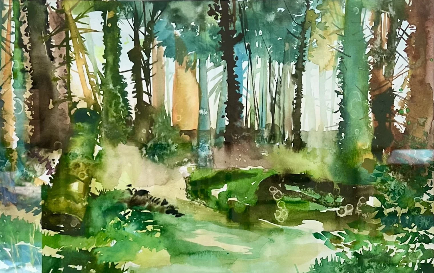 Sea Ranch, Summer '25 SOLD
2025
Watercolor on canvas 
24 inches x 30 inches