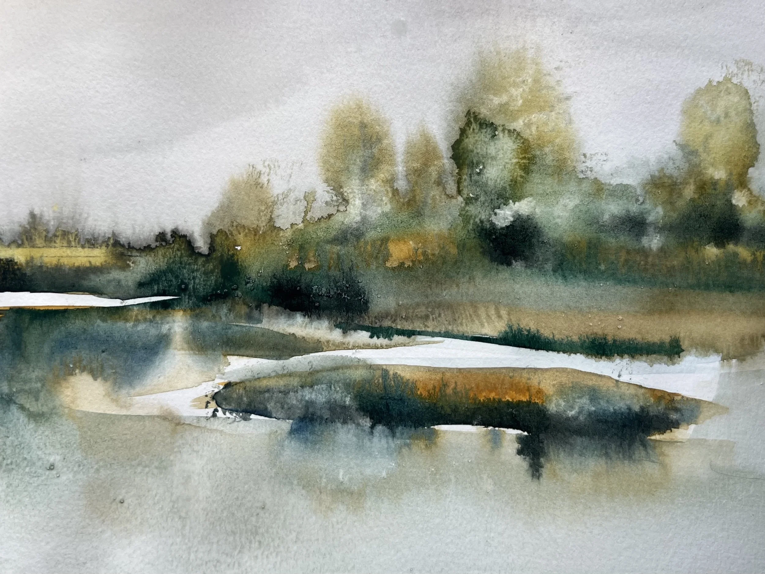 Northern California, Autumn
2026 
Watercolor on paper
9 inches x 11 inches