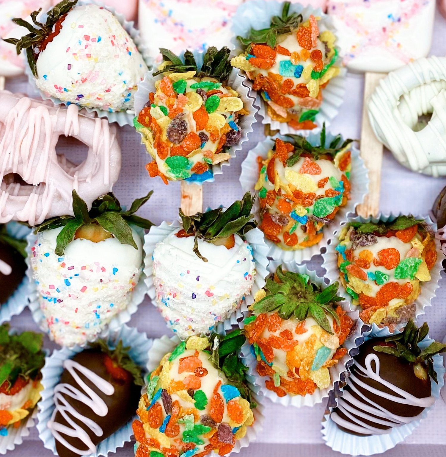 One Dozen Chocolate Covered Strawberries — Coastal Chocolate Creatives