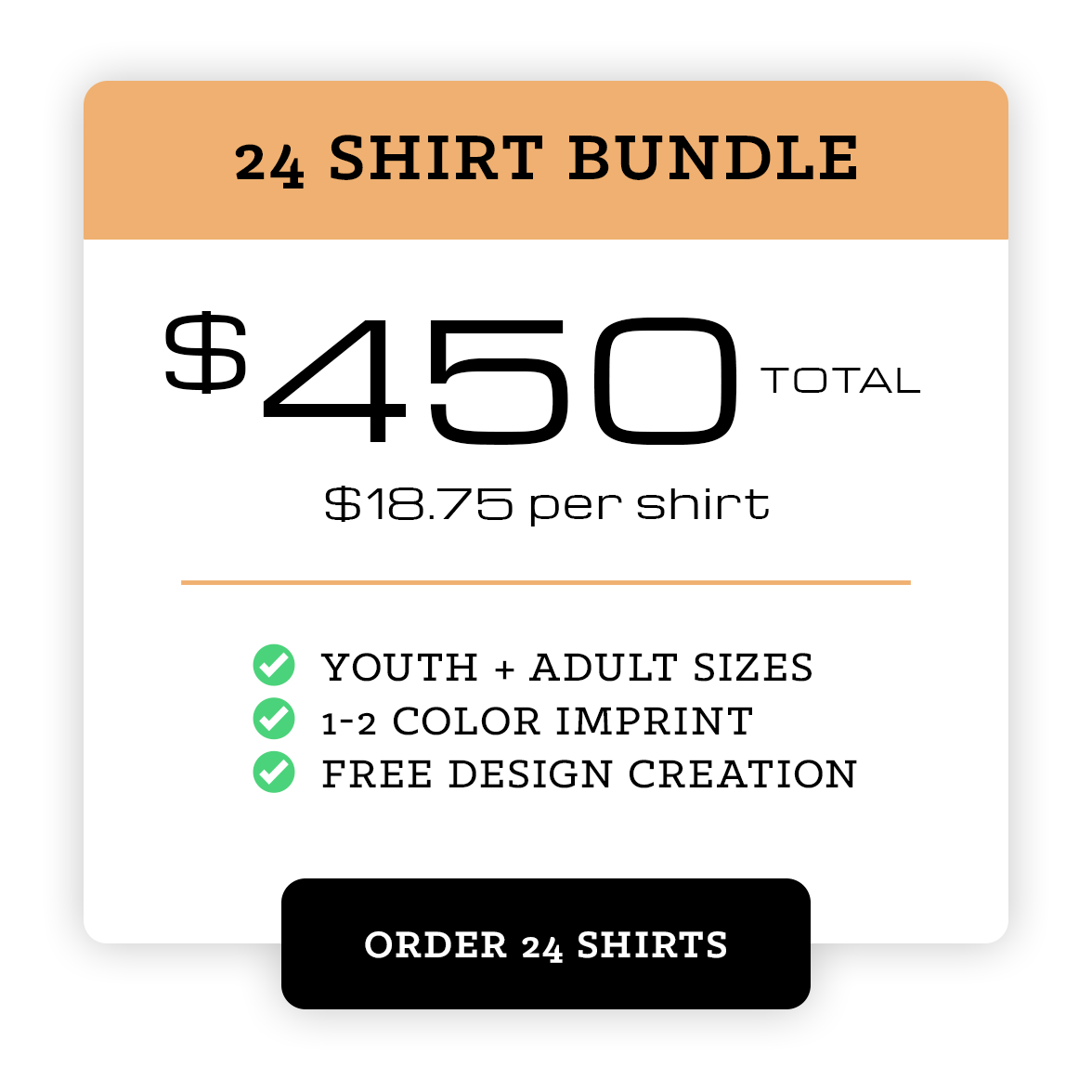 24 Shirt Bundle