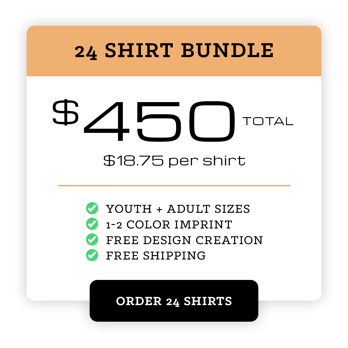 24 Shirt Bundle