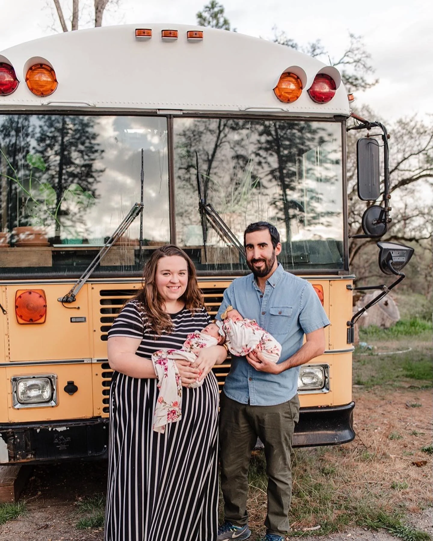 We have been so excited to introduce our bus twins to you! Jayden Penelope and Ashton Cecilia were born on March 30th and have been loving Skoolie life. We can&rsquo;t wait to show off a bit more of the bus for you too. Of course they are the stars o