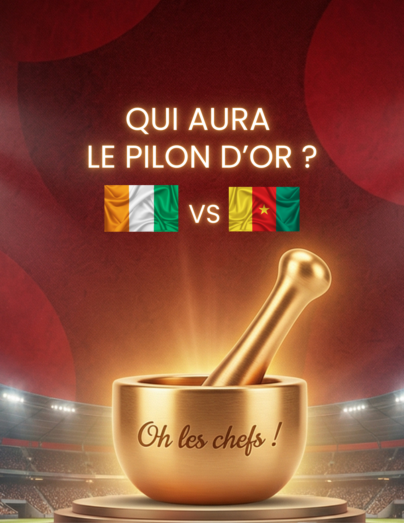 DIMANCHE 28  DÉCEMBRE - CÔTE D'IVOIRE  VS RD CAMEROUN